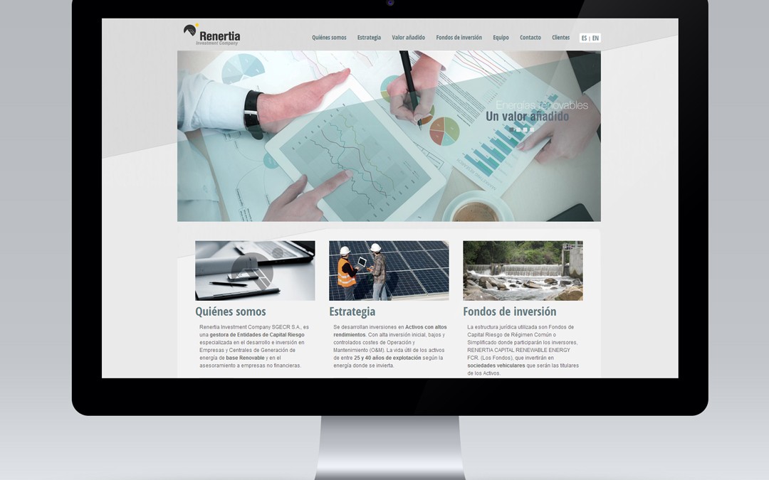 Página web de Renertia